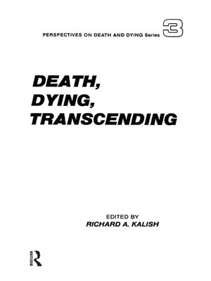 cover image of Death, Dying, Transcending